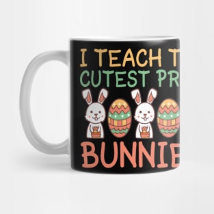 I Teach The Cutest Pre-k Bunnies Mug